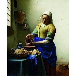 Wenskaart 3D magneet: Johannes Vermeer