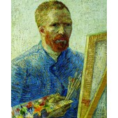 Wenskaart 3D magneet: Van Gogh